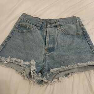 Light wash Jean shorts